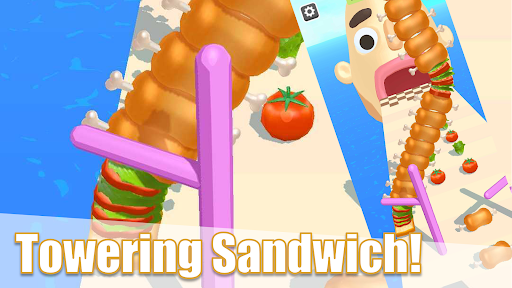 A vibrant and playful journey through a world of sandwiches, filled with excitement and challenges.