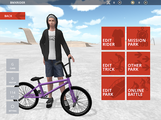 Excitement and thrill in BMX Space game, capturing the essence of BMX adventures and virtual park challenges.