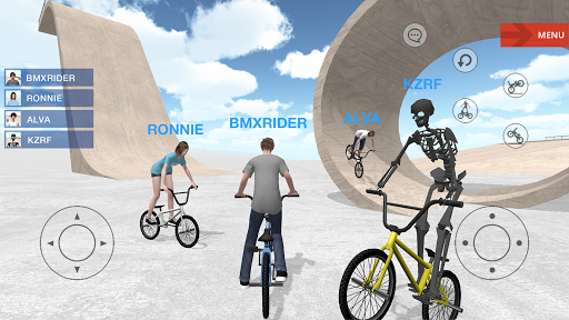 Excitement and thrill in BMX Space game, capturing the essence of BMX adventures and virtual park challenges.