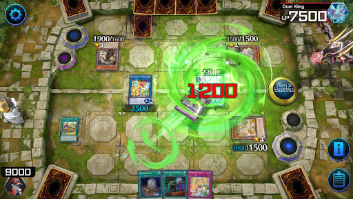 A thrilling duel of magical creatures and spells unfolds as players strategize their way to victory. The excitement of digital card battles captures the spirit of Yu-Gi-Oh!