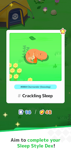 A peaceful and whimsical illustration of a person sleeping soundly surrounded by comforting Pokemon companions, creating a magical and serene bedtime atmosphere.