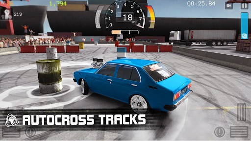 A high-adrenaline car drifting scene, capturing the excitement and thrill of Torque Burnout Game.