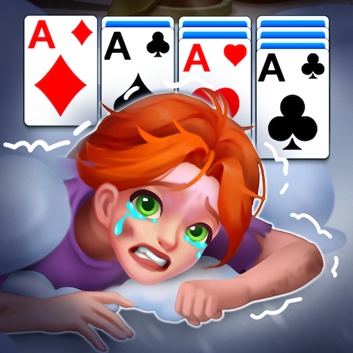 A magical and adventurous solitaire card game journey capturing excitement and mystery.