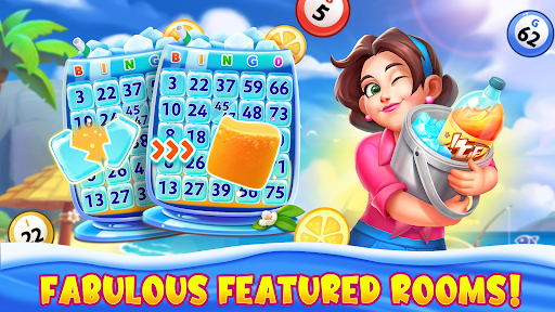 A vibrant and thrilling bingo game experience filled with numbers, excitement, and casino-themed storytelling, capturing the essence of Fun Bingo Online on Android.