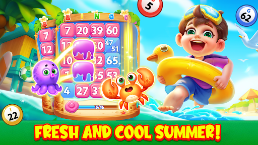 A vibrant and thrilling bingo game experience filled with numbers, excitement, and casino-themed storytelling, capturing the essence of Fun Bingo Online on Android.