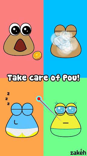 A colorful and cheerful depiction of a virtual pet, symbolizing fun and companionship in the digital age.