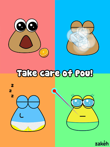 A colorful and cheerful depiction of a virtual pet, symbolizing fun and companionship in the digital age.