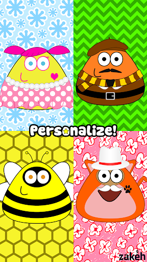 A colorful and cheerful depiction of a virtual pet, symbolizing fun and companionship in the digital age.