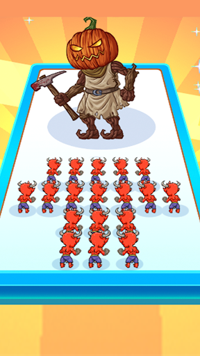 A thrilling battle scene from Merge Master Hero: Monster Battle, where vibrant monsters clash in a strategic showdown.