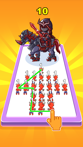 A thrilling battle scene from Merge Master Hero: Monster Battle, where vibrant monsters clash in a strategic showdown.