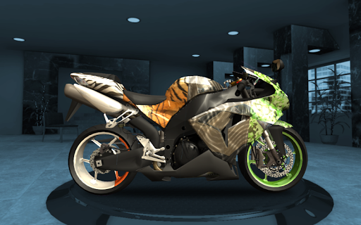 A thrilling motorcycle racing adventure, capturing the excitement and intensity of high-speed racing in the virtual world.