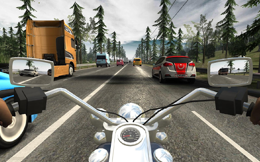 A thrilling motorcycle racing adventure, capturing the excitement and intensity of high-speed racing in the virtual world.