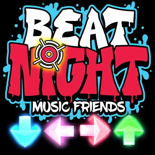 A thrilling and vibrant image representing the energetic and rhythmic world of the FNF Music Game, capturing the essence of musical battles and captivating gameplay.