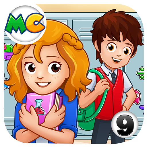 Children joyfully interacting with a colorful, dynamic educational app.