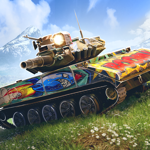 An exhilarating battlefield with tanks in action, capturing the intensity and thrill of World of Tanks Blitz.