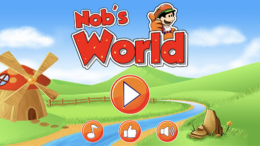 A whimsical adventure in Nob's World, capturing the essence of childhood nostalgia and classic gaming fun.