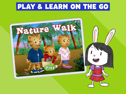 A child joyfully engaged in learning through the PBS Kids Games App, symbolizing the fun and educational experience offered by the app.