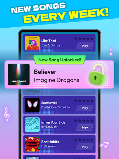 Experience the joy and excitement of mastering rhythm and beats with Piano Tiles: Pop Music Game Beat Tunes Master. Let your fingers dance across the screen and immerse yourself in the world of musical magic.