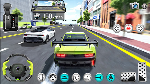 Feel the thrill of the open road and the rush of the city lights as you race through the bustling streets in Real Car Driving: Traffic City Race 3D Open World.