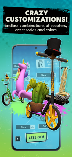 A thrilling and immersive mobile gaming experience that captures the excitement and fun of scooter riding.