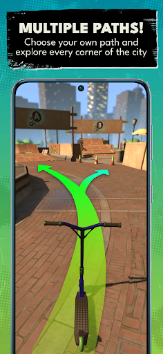 A thrilling and immersive mobile gaming experience that captures the excitement and fun of scooter riding.