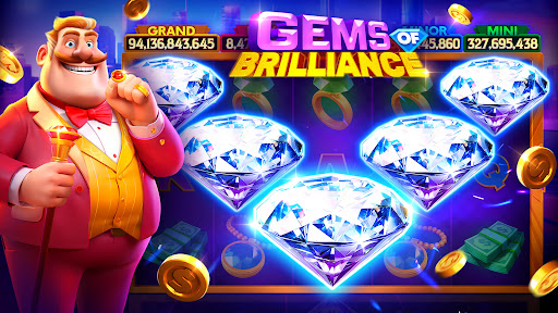 Excitement and thrill of playing casino slot games on a mobile device.