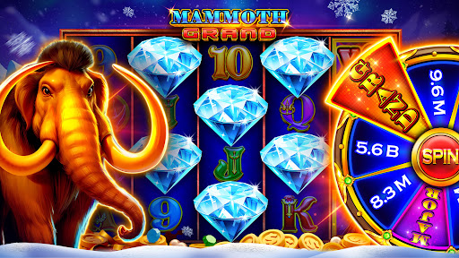 Excitement and thrill of playing casino slot games on a mobile device.