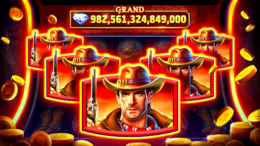 Excitement and thrill of playing casino slot games on a mobile device.