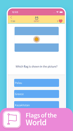 A vibrant, exciting representation of a trivia app with colorful question marks and a playful theme, capturing the essence of knowledge and fun.