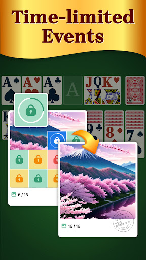 A nostalgic and engaging experience of playing Klondike Solitaire, evoking memories of classic card games and endless fun.