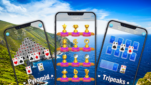 A captivating game of Solitaire, evoking nostalgia and strategic excitement.