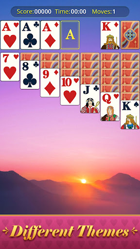 A nostalgic journey through the timeless game of Solitaire, offering a blend of challenge and relaxation.