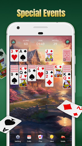 A captivating journey into the world of Solitaire Klondike, where classic card gameplay meets modern convenience and endless fun.