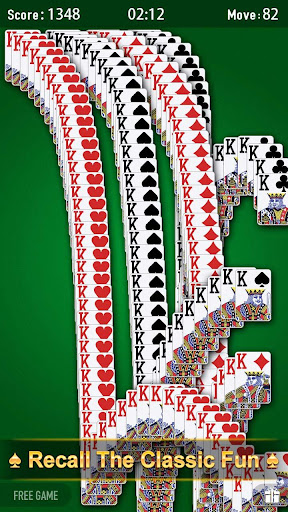 A classic card game of Solitaire Klondike, blending tradition with modern digital features, creating a nostalgic yet innovative experience.