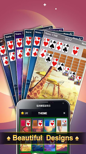 A classic card game of Solitaire Klondike, blending tradition with modern digital features, creating a nostalgic yet innovative experience.