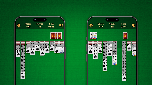 A nostalgic journey into the world of Spider Solitaire, capturing the essence of classic card gaming with a modern twist.