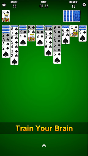 A serene and engaging atmosphere of Spider Solitaire, evoking nostalgia and concentration.