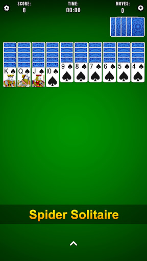 A serene and engaging atmosphere of Spider Solitaire, evoking nostalgia and concentration.