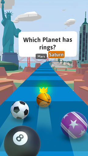 A lively and engaging image depicting the excitement and challenge of the Trivia Race app, evoking curiosity and enthusiasm.