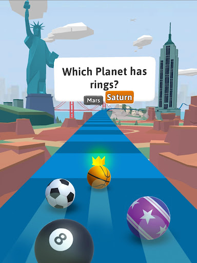 A lively and engaging image depicting the excitement and challenge of the Trivia Race app, evoking curiosity and enthusiasm.