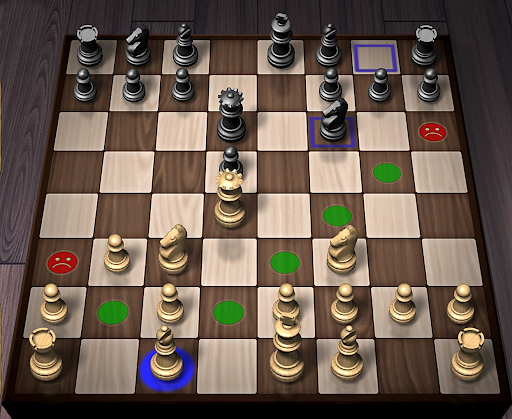 An intense chess match unfolding, capturing the essence of strategy and skill, inviting users to immerse themselves in the game.