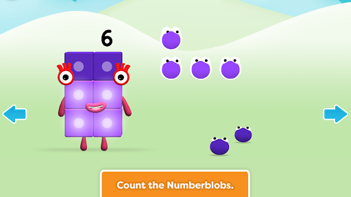 Children laughing and playing with colorful, animated numbers, representing joy and learning in a digital space.