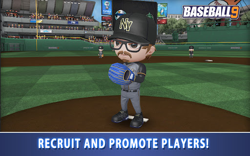 A thrilling baseball game experience, capturing the excitement and strategy of America's favorite pastime in a mobile app.