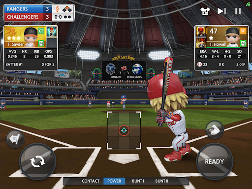 A thrilling baseball game experience, capturing the excitement and strategy of America's favorite pastime in a mobile app.