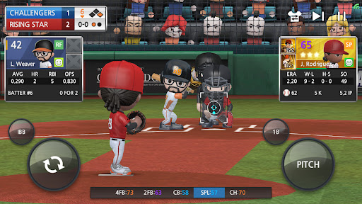 A thrilling baseball game experience, capturing the excitement and strategy of America's favorite pastime in a mobile app.