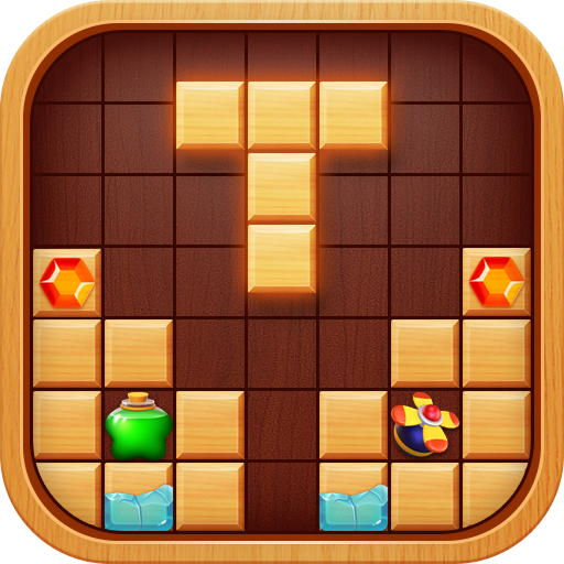 A mind-challenging puzzle game that offers an engaging and relaxing gaming experience with a natural wooden theme.