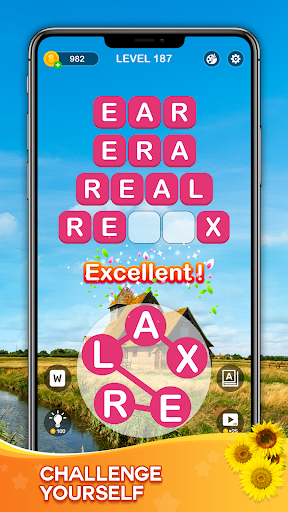 A challenging and addictive puzzle game that sparks joy and enhances vocabulary skills, offering a captivating brain exercise for word enthusiasts.