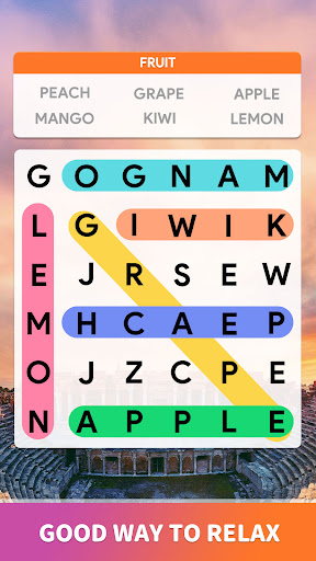 Exciting and engaging word puzzle adventures await you in the Word Search Game app.