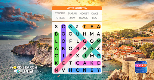 Exciting and engaging word puzzle adventures await you in the Word Search Game app.